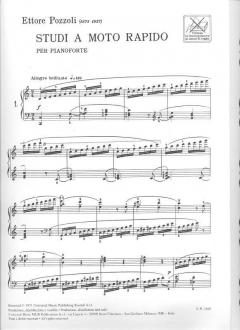 Pozzoli Studi a Moto Rapido von Ettore Pozzoli 