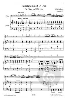 Sonatine Nr. 2 G-Dur op. 395/2 von Wilhelm Popp 