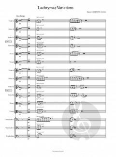 Lachrymae Variations von David Gorton 