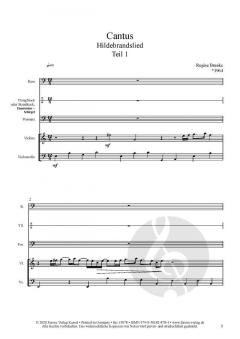 Neue Musik-Literarische Denkmäler 1: Cantus (Hildebrandslied) Teil 1-4 von Regine Brunke 