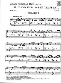 Il Clavicembalo Ben Temperato Vol. 1 von Johann Sebastian Bach 