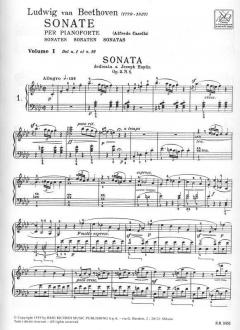 32 Sonatas for Piano Vol. 1 von Ludwig van Beethoven 