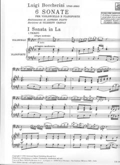 6 Sonate von Luigi Boccherini 