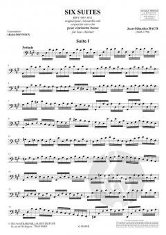 6 Suites BWV 1007-1012 von Johann Sebastian Bach 