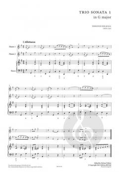 3 Trio Sonatas von Diogenio Bigaglia 