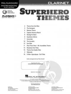 Superhero Themes for Clarinet 