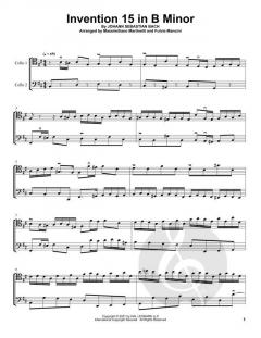 Invention 15 In B Minor von Johann Sebastian Bach (Download) 