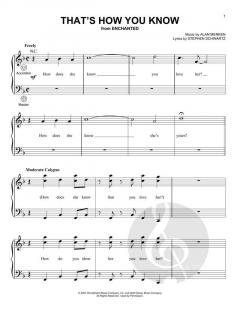 That's How You Know von Alan Menken (Download) 