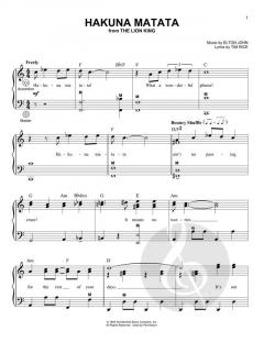 Hakuna Matata von Elton John (Download) 