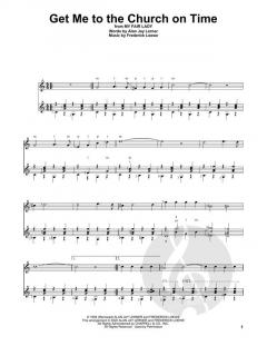 Get Me To The Church On Time von Alan Jay Lerner (Download) 