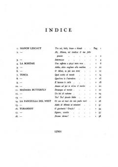 Melodie Pucciniane Con Paparole von Giacomo Puccini 