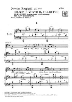 No Non e Morto von Ottorino Respighi 
