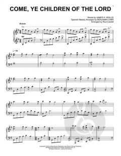 Come, Ye Children Of The Lord von Paul Cardall (Download) 