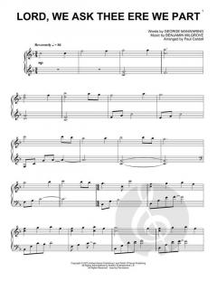 Lord, We Ask Thee Ere We Part von Paul Cardall (Download) 