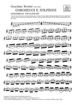 Gorgheggi e Solfeggi von Gioachino Rossini 