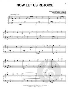 Now Let Us Rejoice von William W. Phelps/Henry Tucker (Download) 