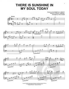 There Is Sunshine In My Soul Today von Eliza E. Hewitt (Download) 