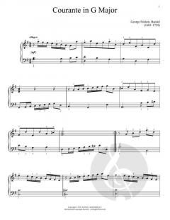 Courante von Georg Friedrich Händel (Download) 