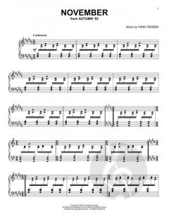 November von Yann Tiersen (Download) 