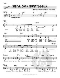 We've Only Just Begun von The Carpenters (Download) 