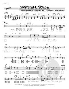 Invisible Touch von Phil Collins (Download) 