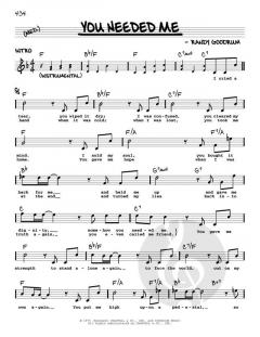 You Needed Me von Randy Goodrum (Download) 