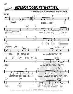 Nobody Does It Better von Marvin Hamlisch (Download) 