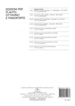 Concerto E Major Flute Piano Reduction RV269 Op. 8 Nr. 1 von Antonio Vivaldi 