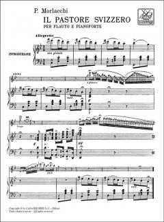 Il Pastore Svizzero, the Swiss Shepherd von Francesco Morlacchi für Flöte und Klavier im Alle Noten Shop kaufen
