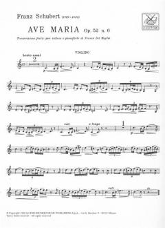 Ave Maria Op. 52 Nr. 6 Violin And Piano D893 von Franz Schubert im Alle Noten Shop kaufen