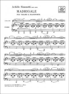 Madrigale Violin Piano im Alle Noten Shop kaufen kaufen