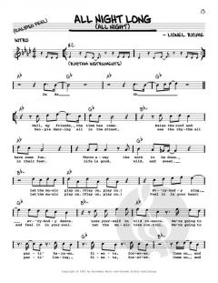 All Night Long (All Night) von Lionel Richie (Download) 