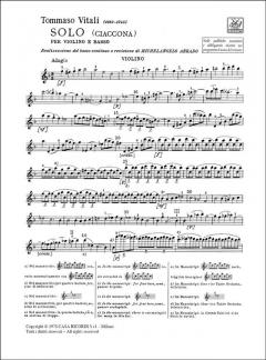 Ciaccona Violin And Basso Continuo von Tommaso Vitali im Alle Noten Shop kaufen