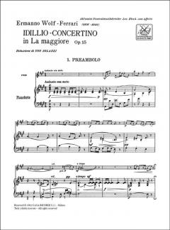 Idillio-concertino In A Op.15 von Ermanno Wolf-Ferrari 