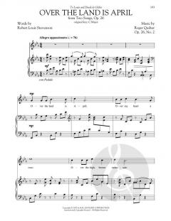 Over The Land Is April von Robert Louis Stevenson 