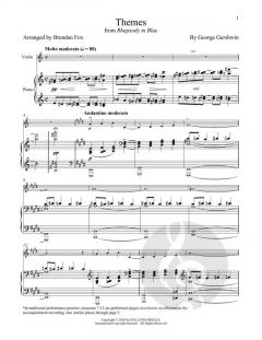 Rhapsody In Blue (Themes) von George Gershwin (Download) 