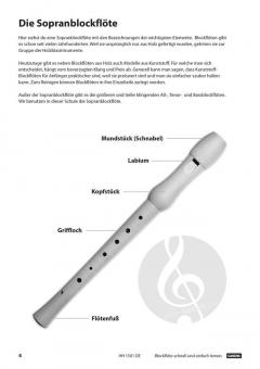 Blockflöte - Schnell und einfach lernen im Alle Noten Shop kaufen