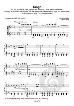 Tango von Alfred Schnittke 