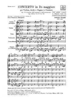 Concerto C Major Op.8 No.12 RV178 (Gian Francesco Malipiero) 