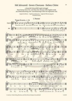 Werke für Kinder- und Frauenchor von Béla Bartók 