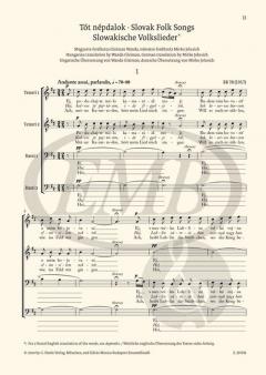 Werke für Männerchor von Béla Bartók 