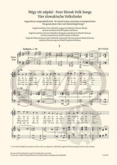 Werke für gemischten Chor von Béla Bartók 