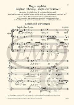Werke für gemischten Chor von Béla Bartók 