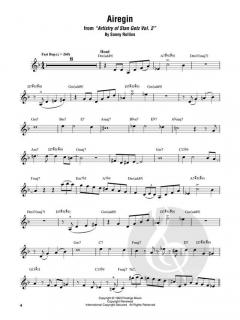 Stan Getz - Omnibook von S. Getz 