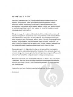 Christmas Standards Singer's Jazz Anthology 