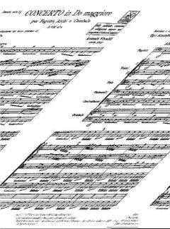 Concerto C Major Bassoon Strings Continuo RV474 Score Fviii#4 T47 (Antonio Vivaldi) 