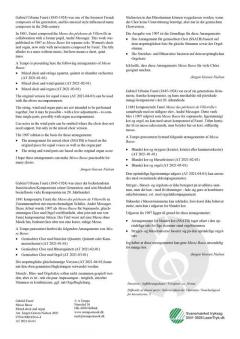 Messe Basse von Gabriel Fauré 