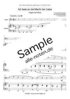 Ich bete an die Macht der Liebe von Dmitri Stepanowitsch Bortniansky 