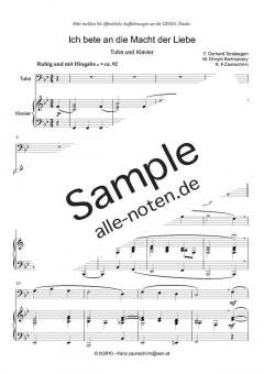 Ich bete an die Macht der Liebe von Dmitri Stepanowitsch Bortniansky 