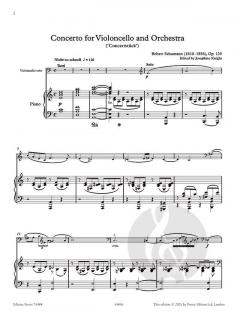 Concerto op. 129 von Robert Schumann 